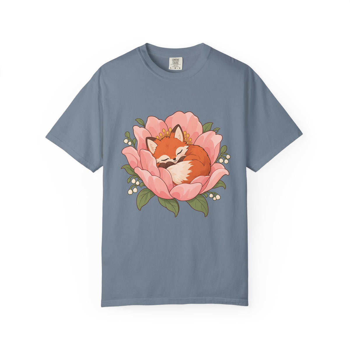 Cute Sleeping Fox T‑Shirt