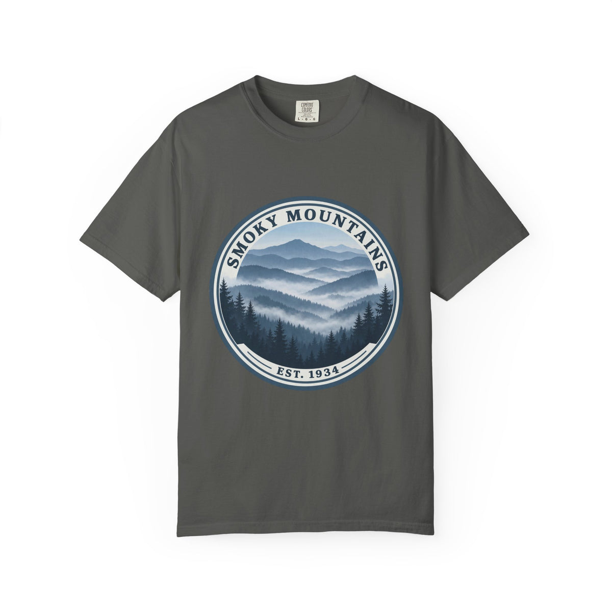 Smoky Mountains  Badge T-Shirt