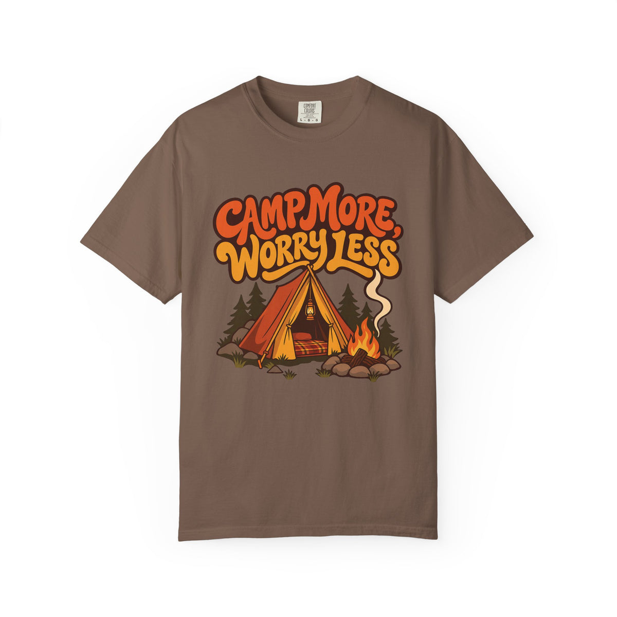 Camp More Worry Less Camping T-Shirt