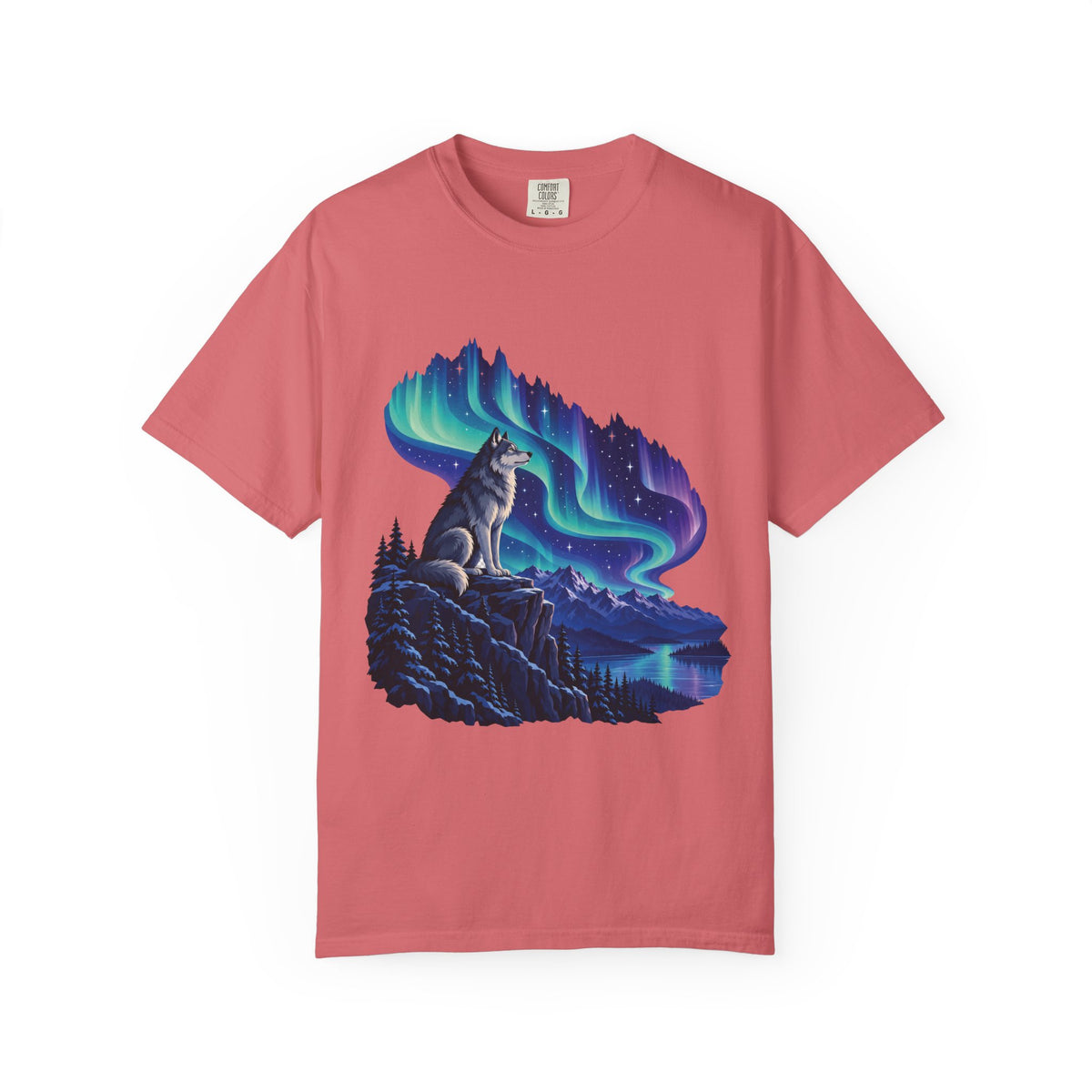 Wolf Howl Aurora T-Shirt