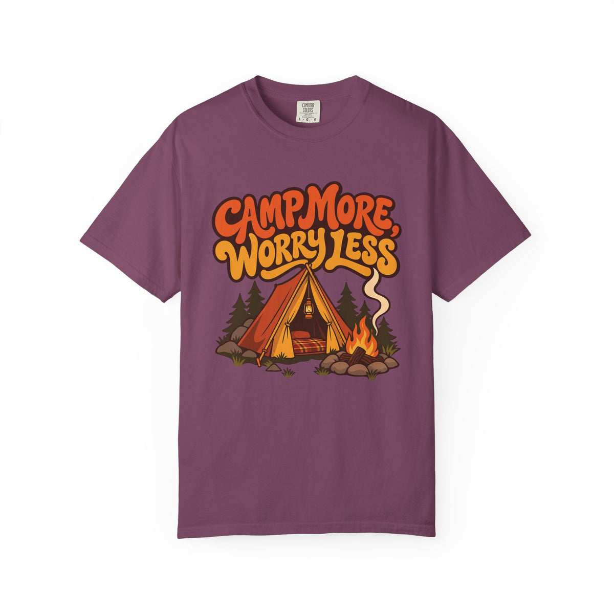 Camp More Worry Less Camping T-Shirt