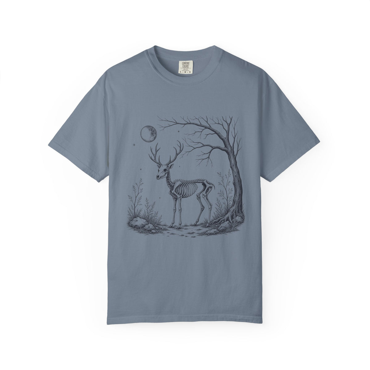 Deer Skeleton Moon T-Shirt