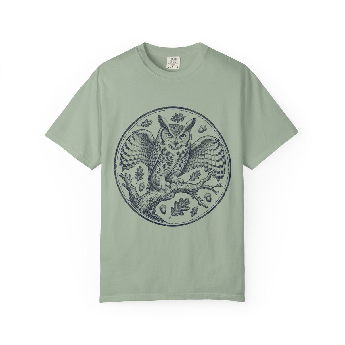 Owl Line Art T-Shirt