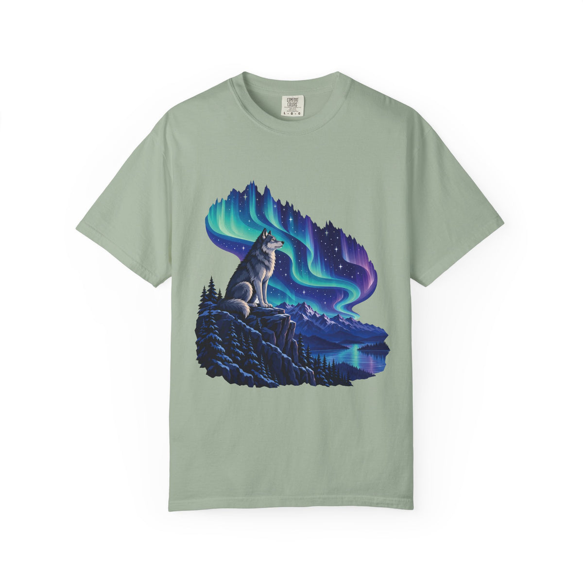Wolf Howl Aurora T-Shirt