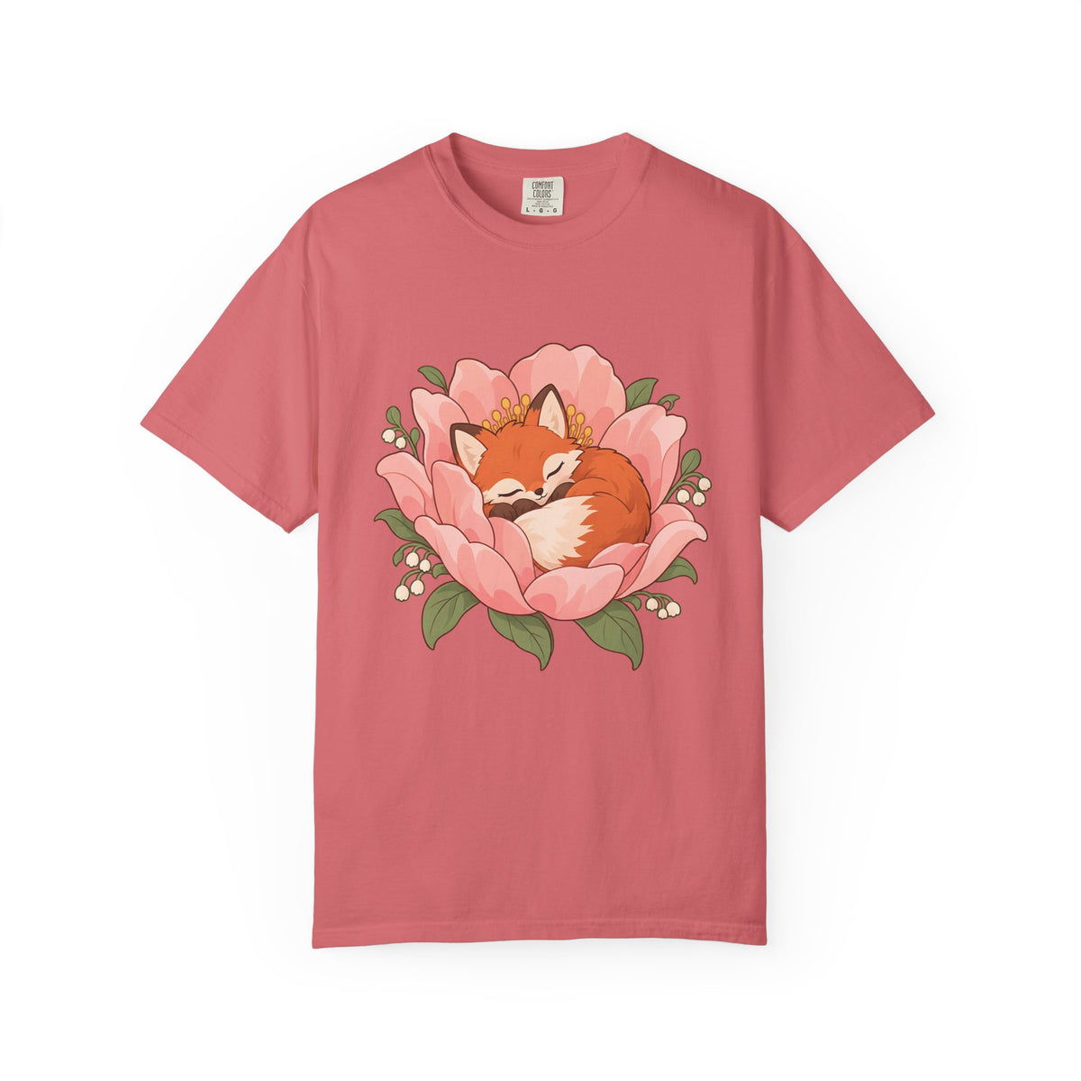 Cute Sleeping Fox T‑Shirt