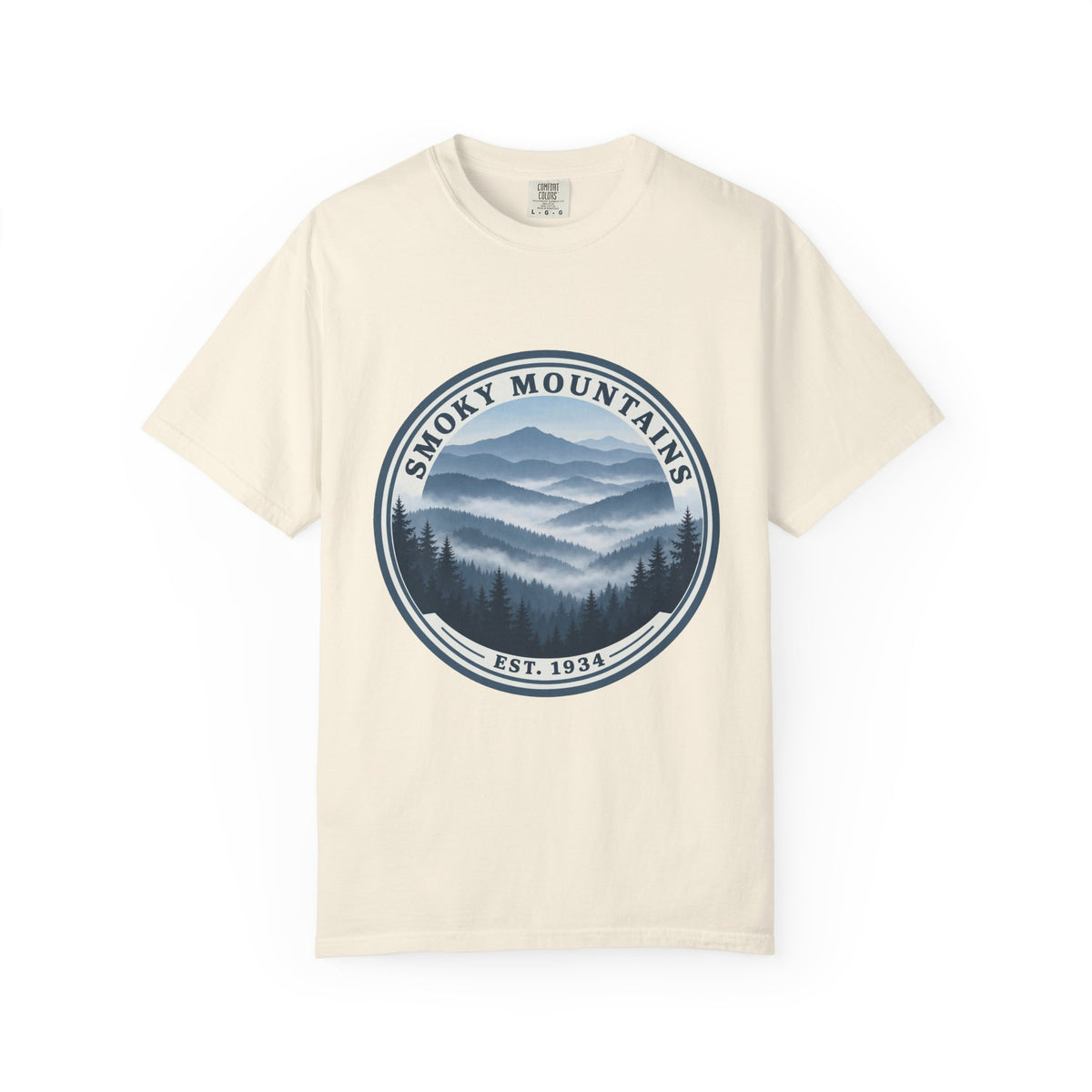 Smoky Mountains  Badge T-Shirt