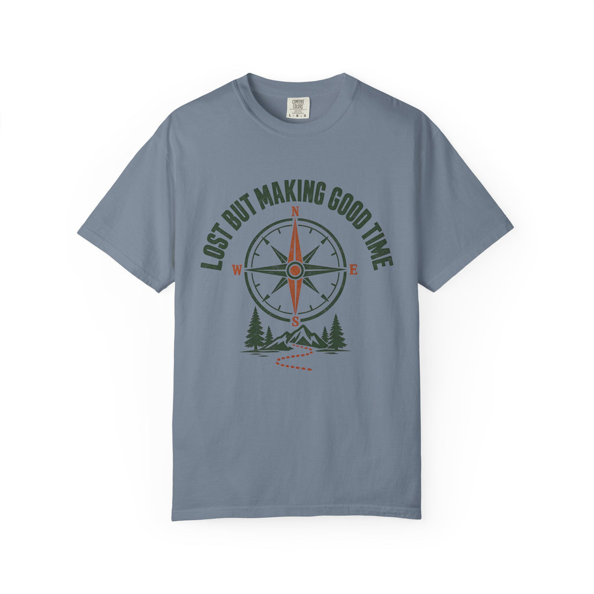 Lost But Making Good Time Compass T-Shirt