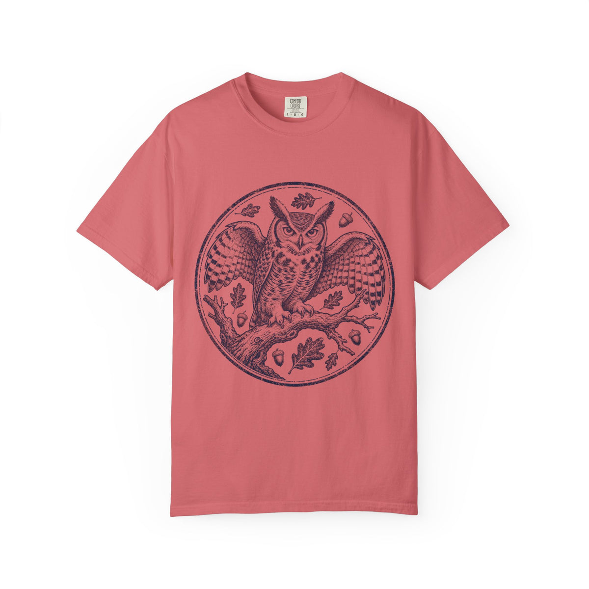Owl Line Art T-Shirt