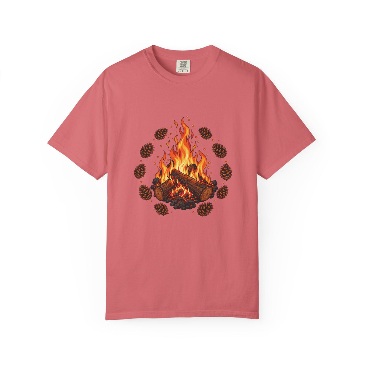 Campfire with pinecones T-Shirt