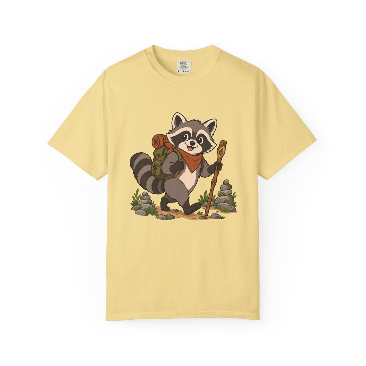 Hiking Raccoon T-Shirt