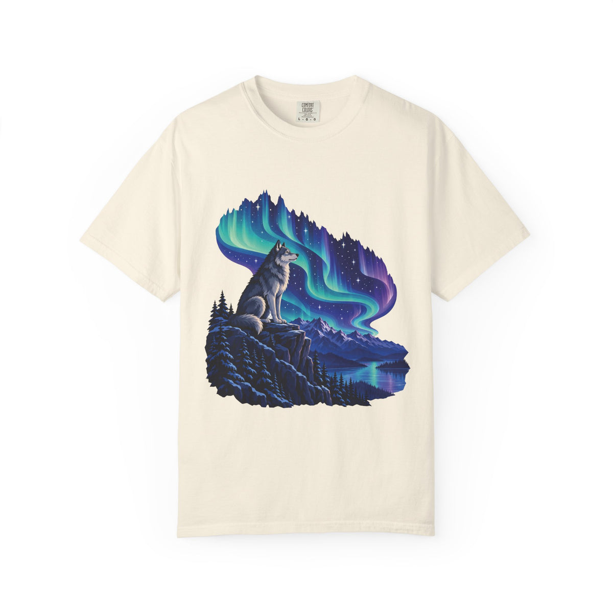 Wolf Howl Aurora T-Shirt