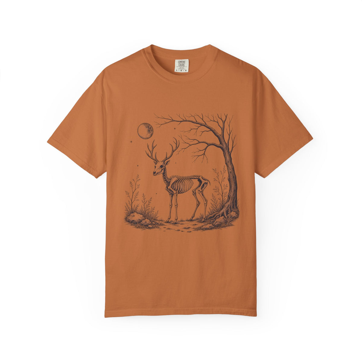 Deer Skeleton Moon T-Shirt