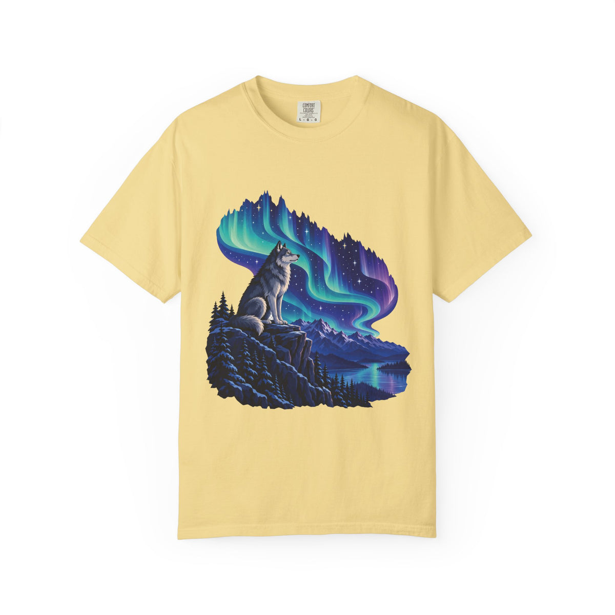 Wolf Howl Aurora T-Shirt