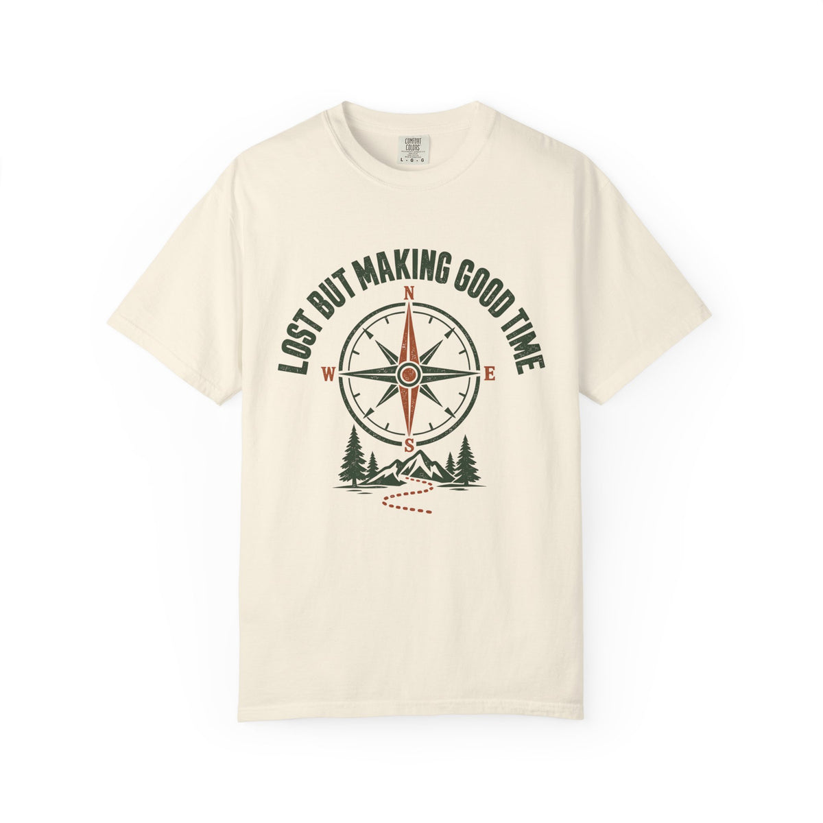 Lost But Making Good Time Compass T-Shirt