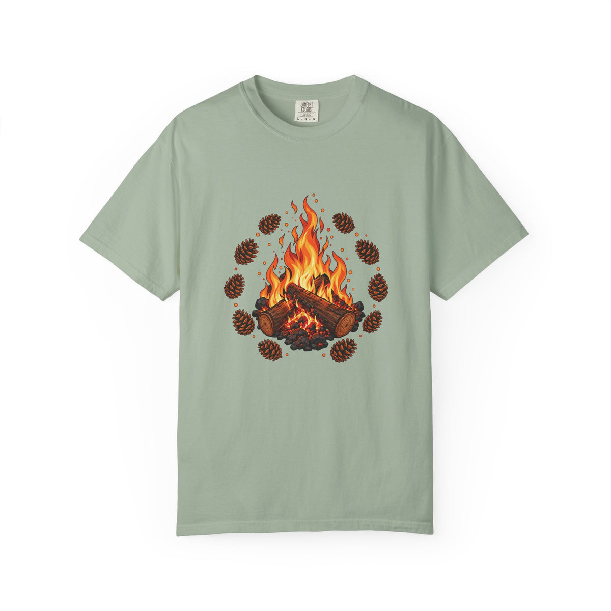 Campfire with pinecones T-Shirt