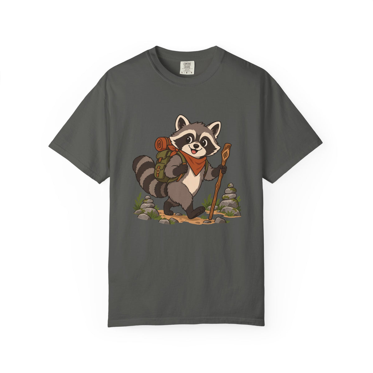Hiking Raccoon T-Shirt
