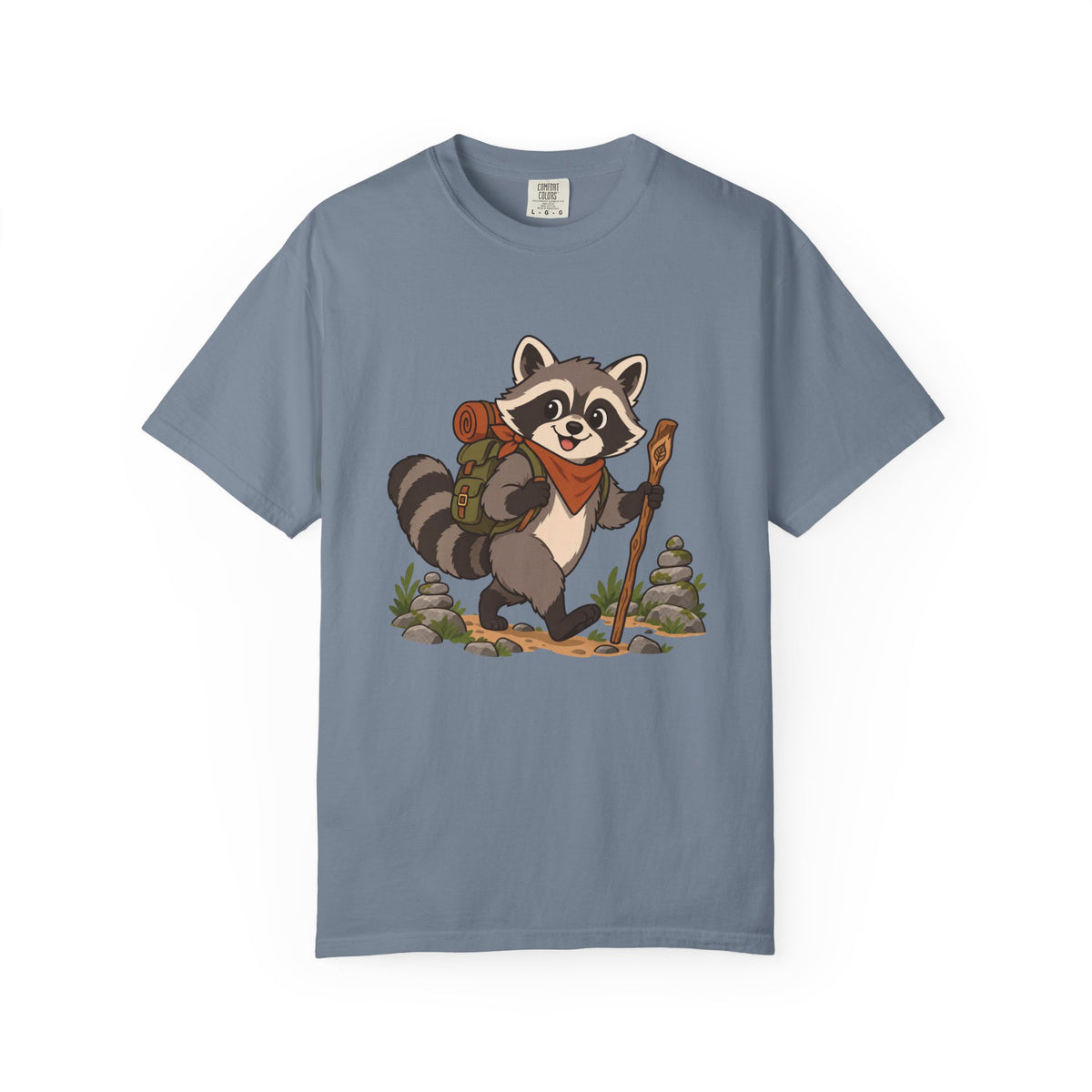 Hiking Raccoon T-Shirt