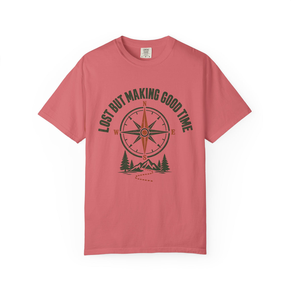 Lost But Making Good Time Compass T-Shirt