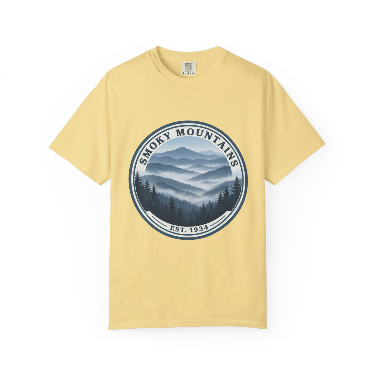 Smoky Mountains  Badge T-Shirt