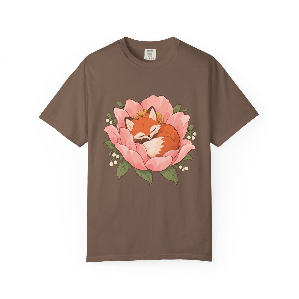 Cute Sleeping Fox T‑Shirt