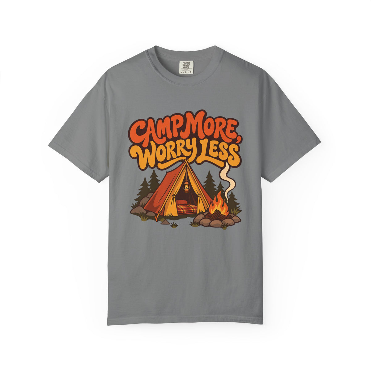 Camp More Worry Less Camping T-Shirt