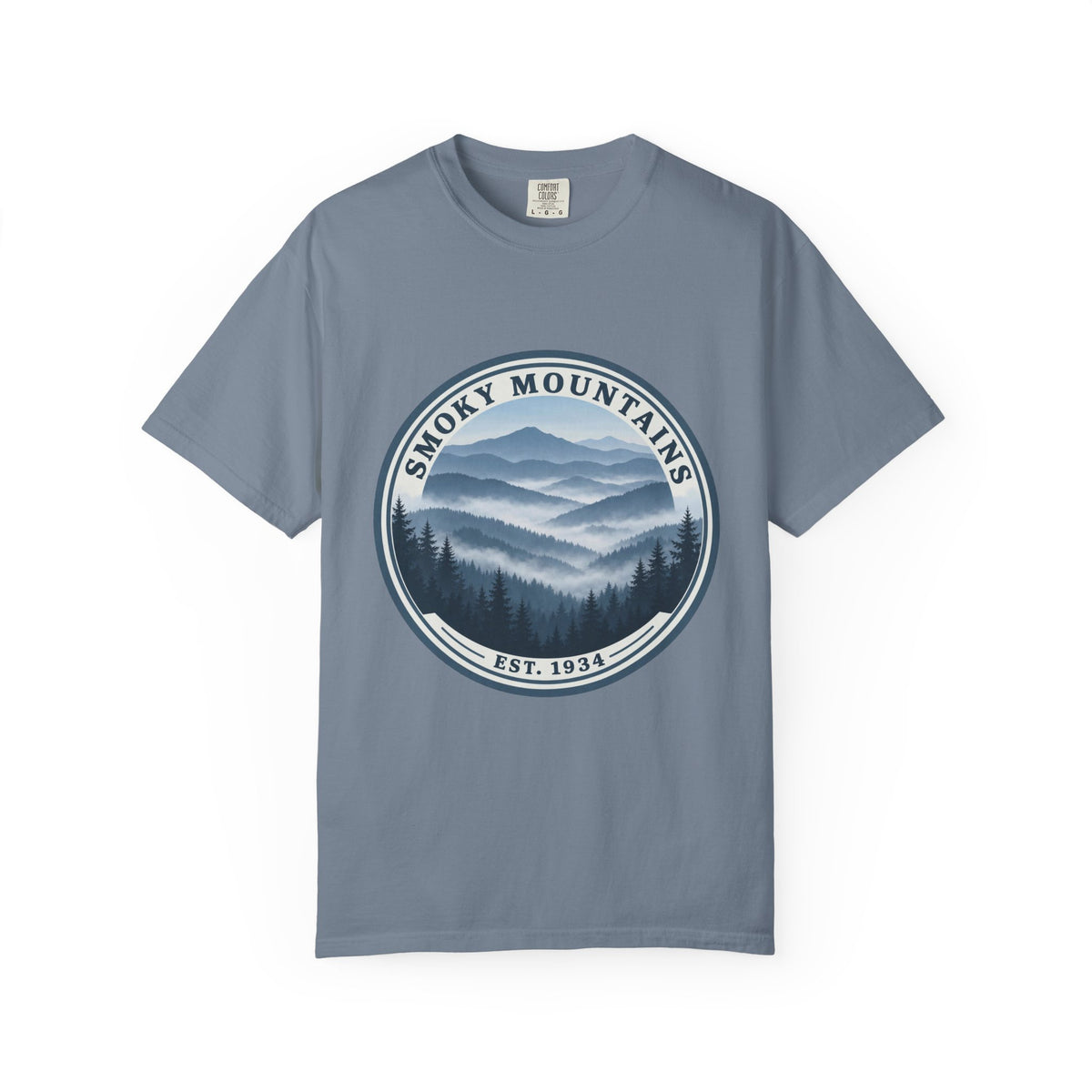 Smoky Mountains  Badge T-Shirt