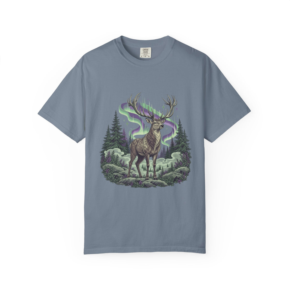 Northern Lights Elk T-Shirt
