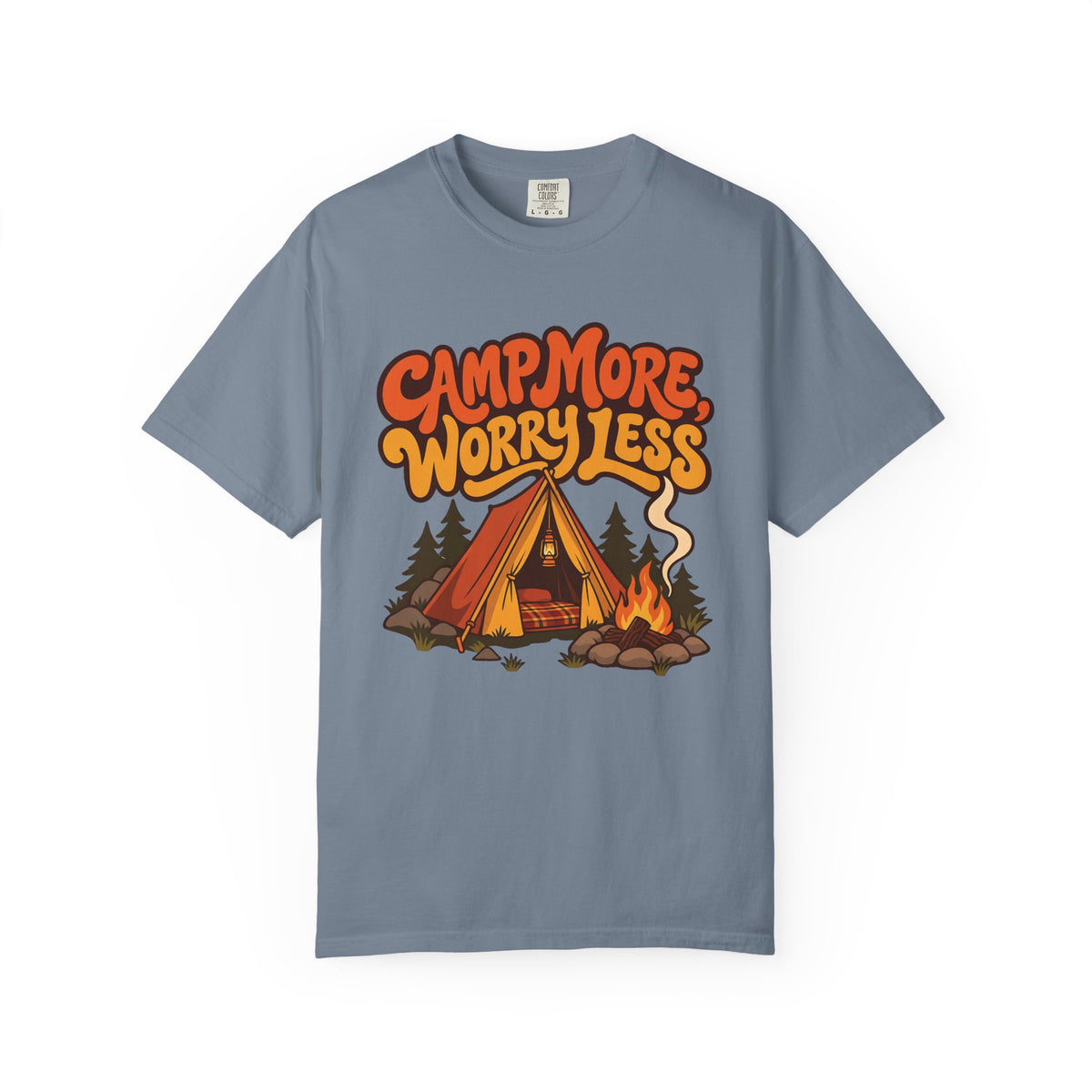 Camp More Worry Less Camping T-Shirt