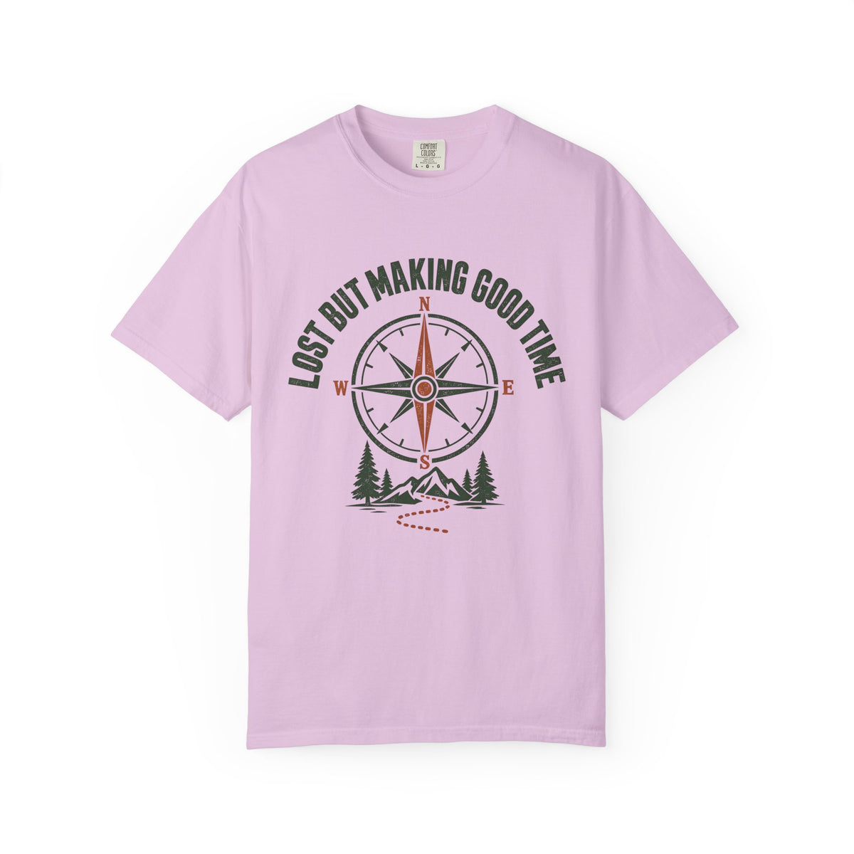 Lost But Making Good Time Compass T-Shirt