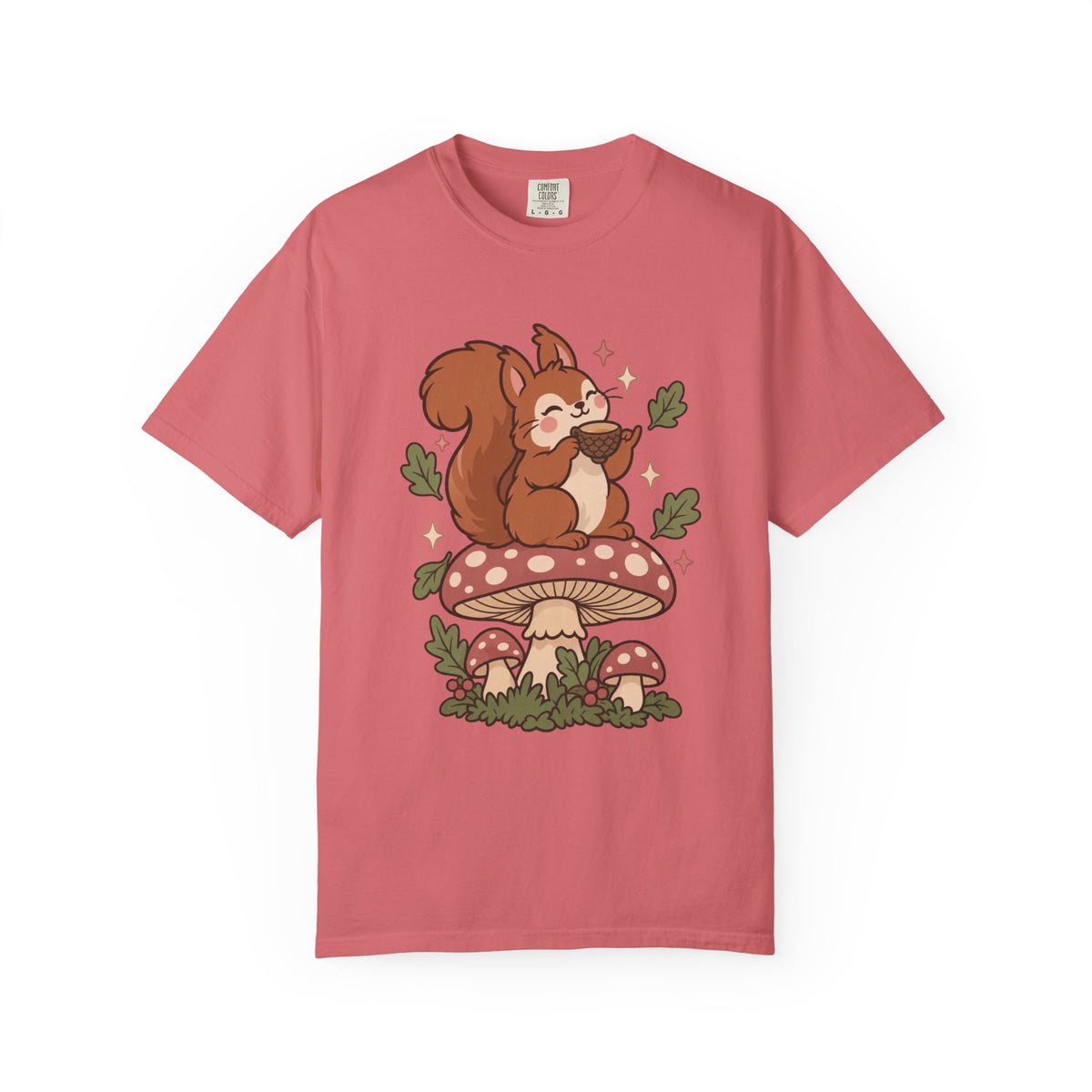 Squirrel on Mushroom T-Shirt