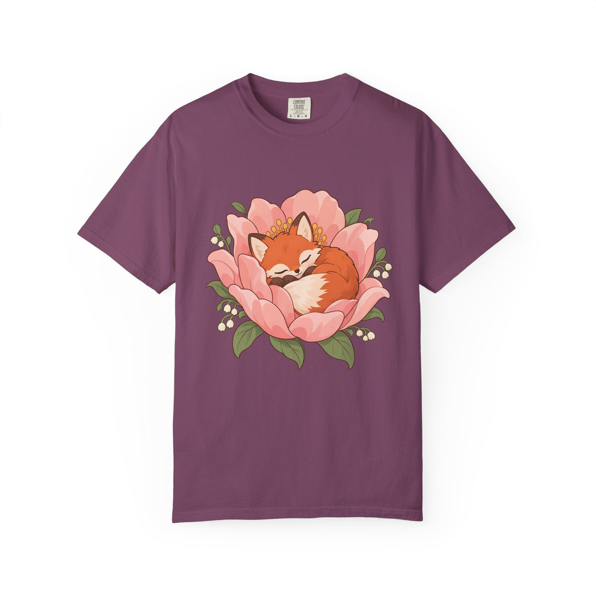 Cute Sleeping Fox T‑Shirt