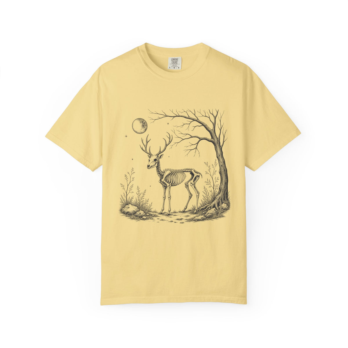 Deer Skeleton Moon T-Shirt