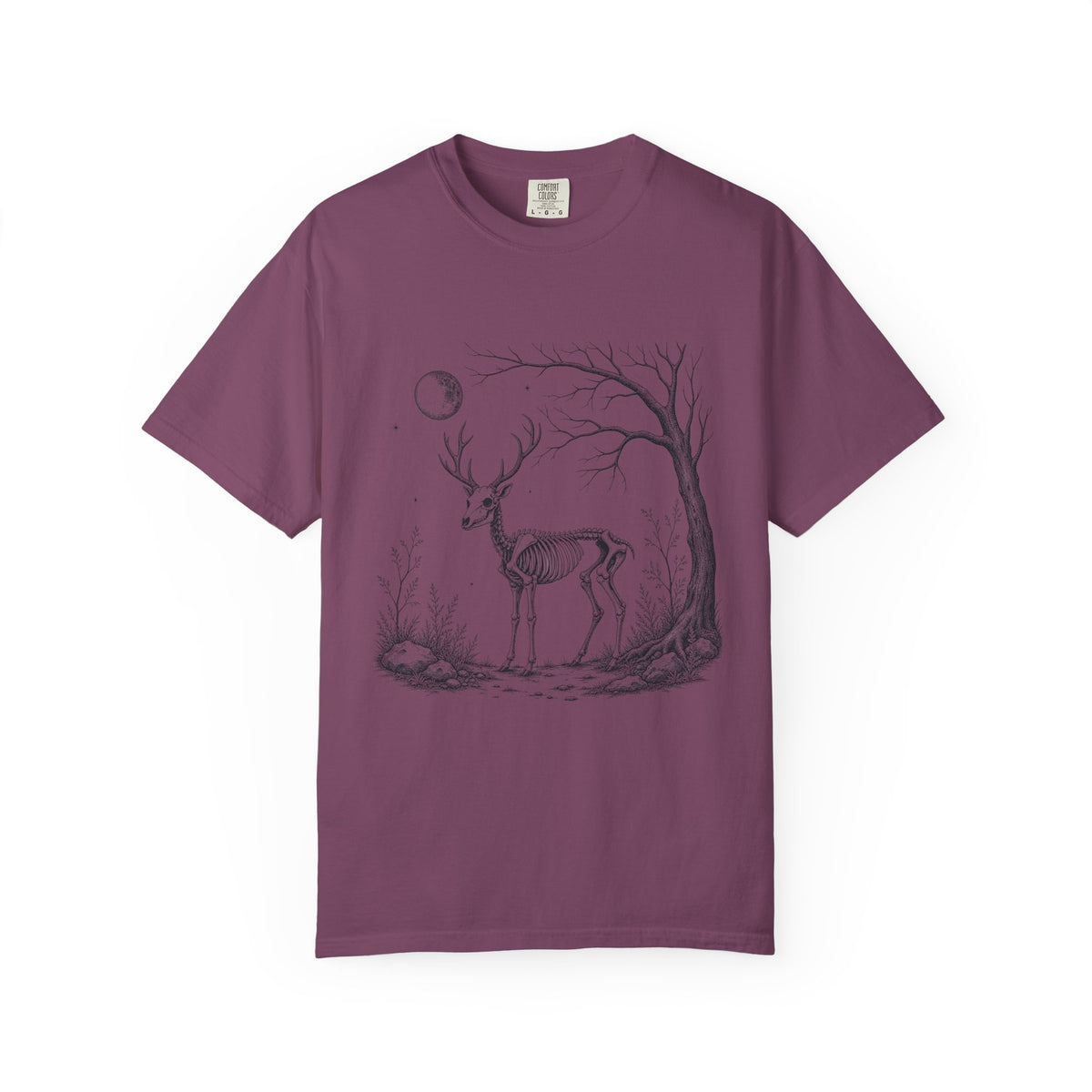 Deer Skeleton Moon T-Shirt