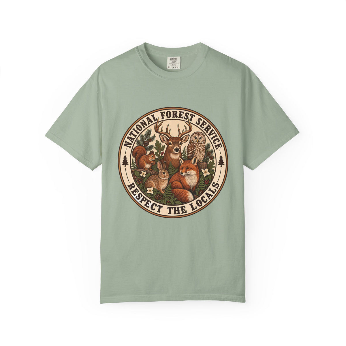 National Forest Service Respect the Locals T-Shirt