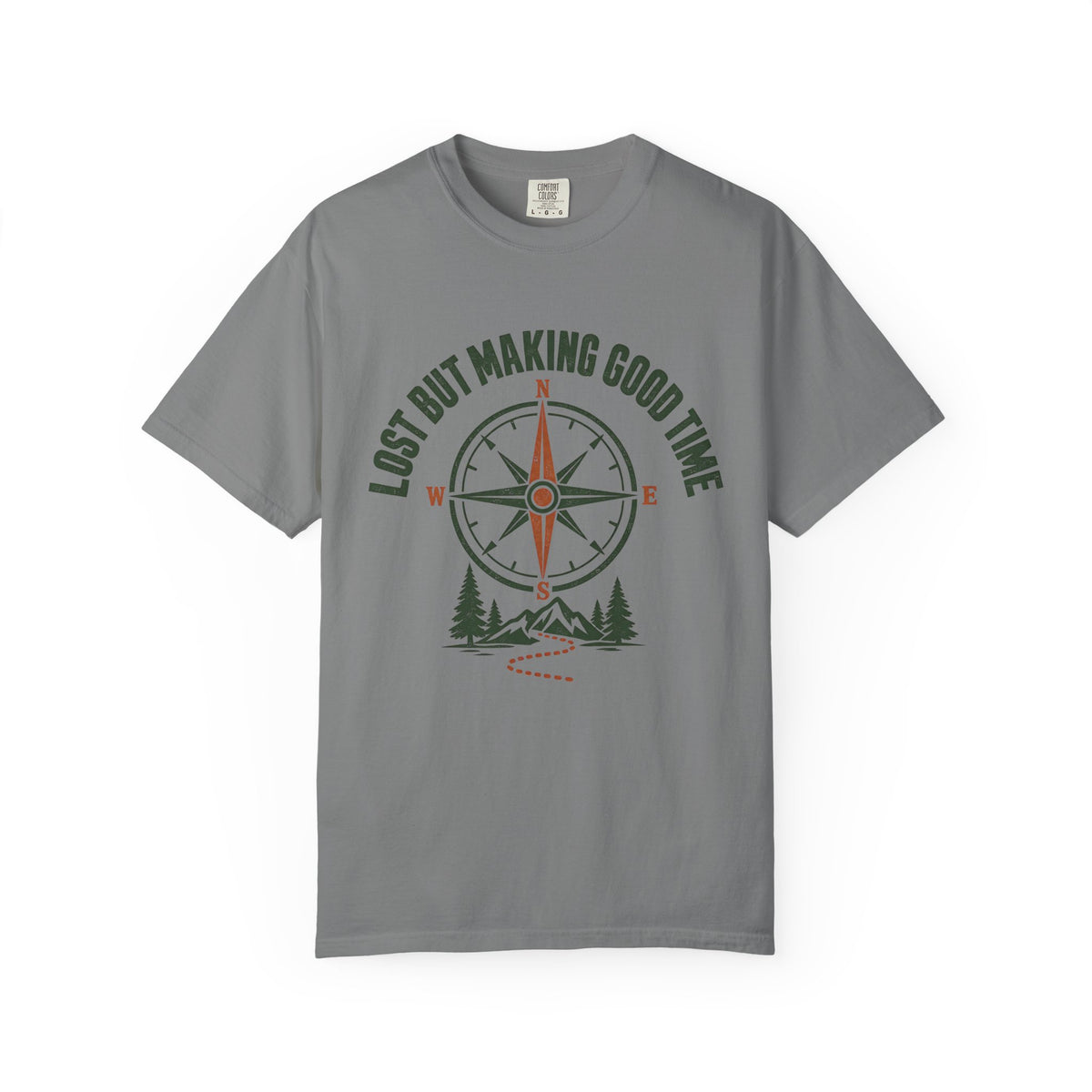 Lost But Making Good Time Compass T-Shirt