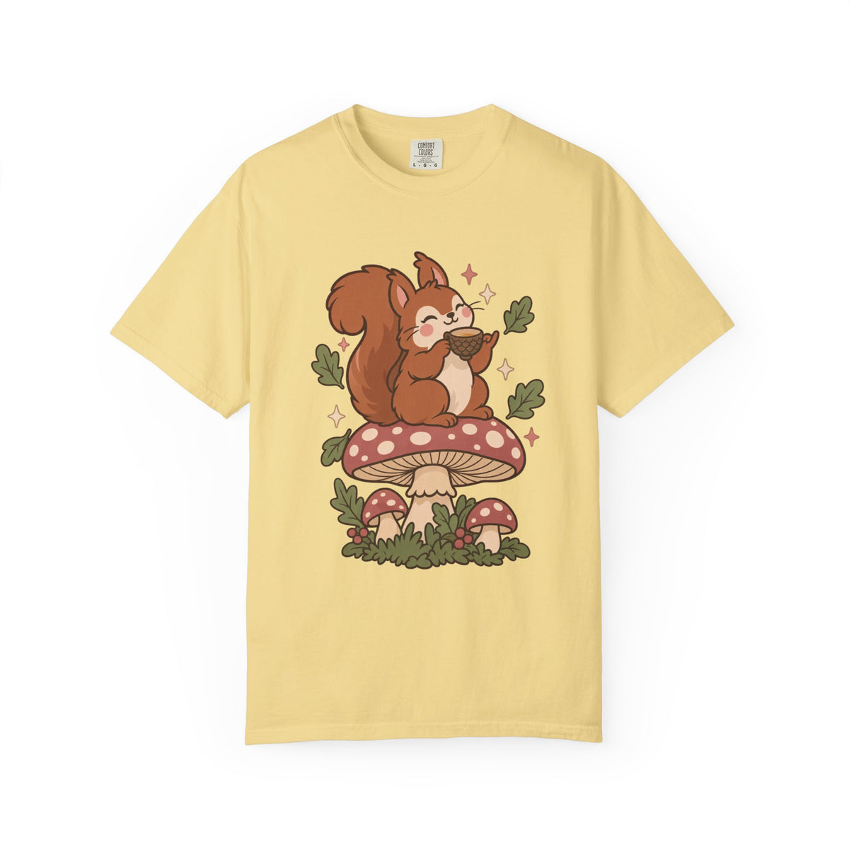 Squirrel on Mushroom T-Shirt