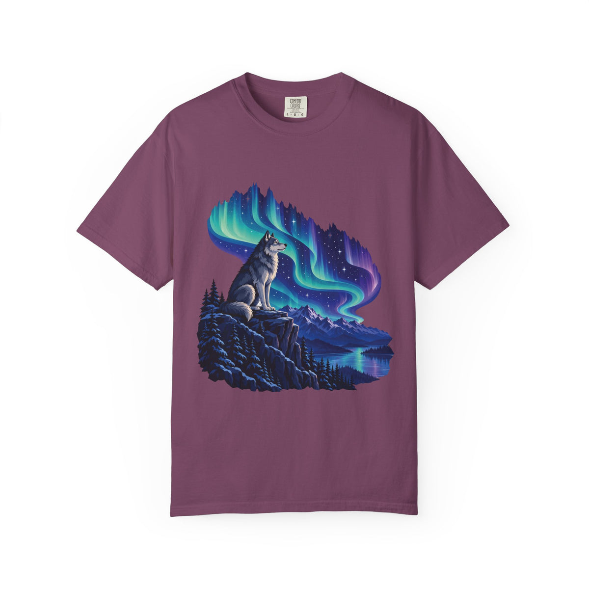 Wolf Howl Aurora T-Shirt