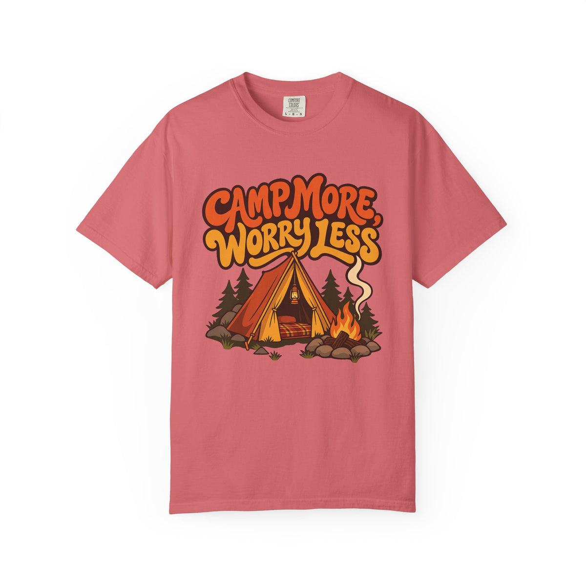 Camp More Worry Less Camping T-Shirt