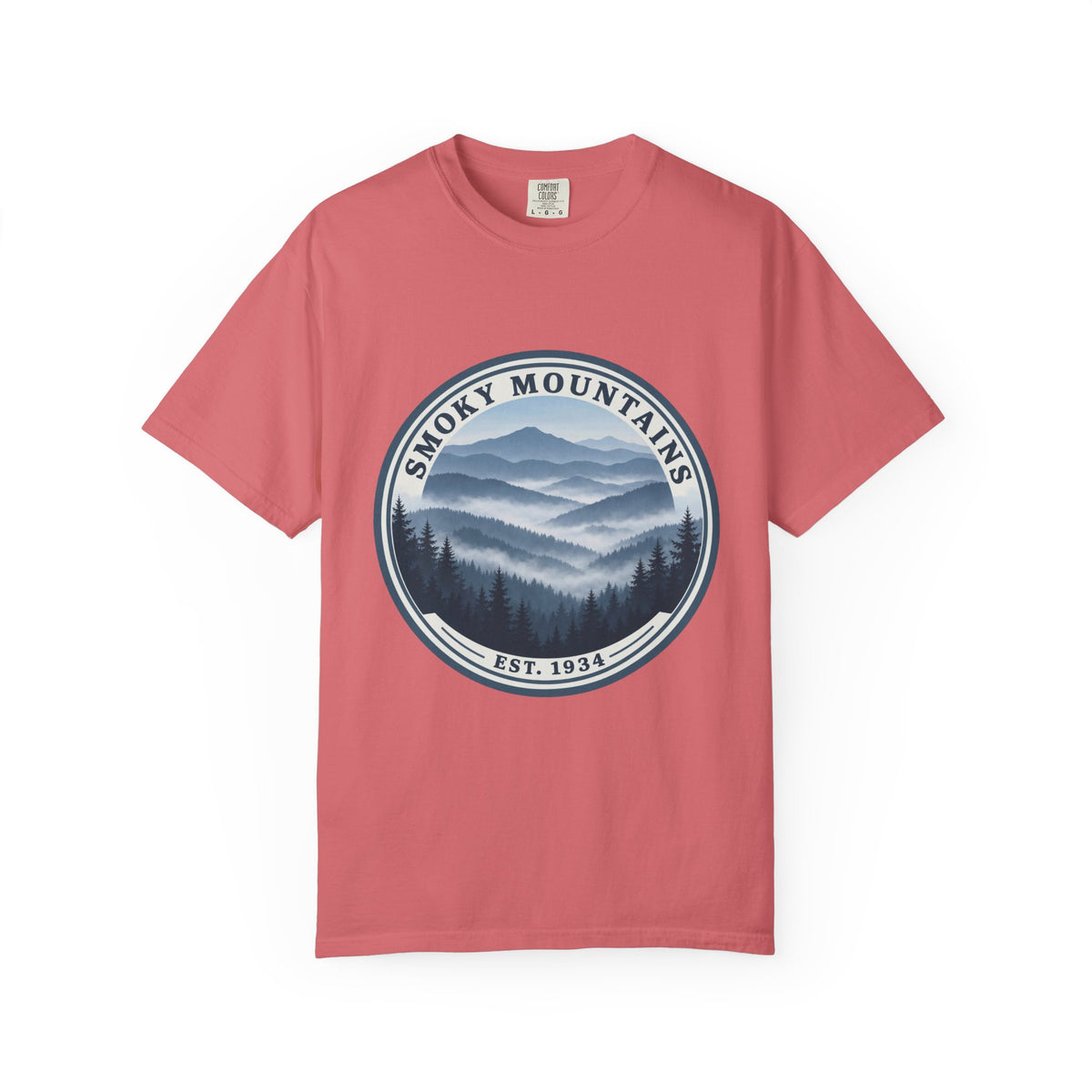Smoky Mountains  Badge T-Shirt