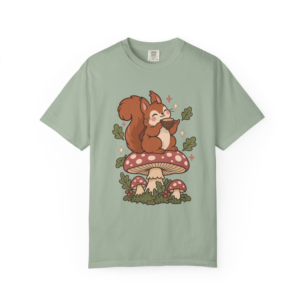 Squirrel on Mushroom T-Shirt