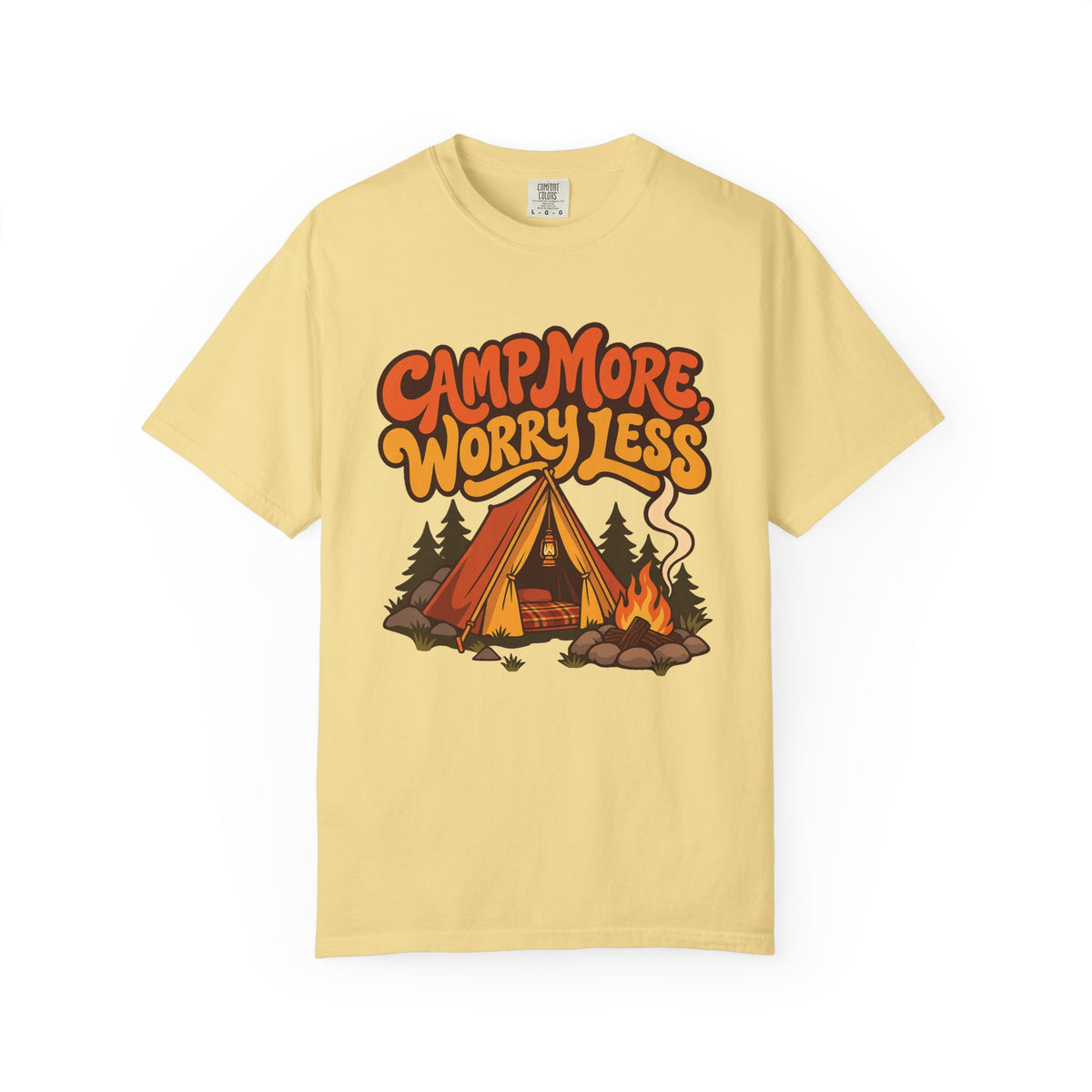 Camp More Worry Less Camping T-Shirt