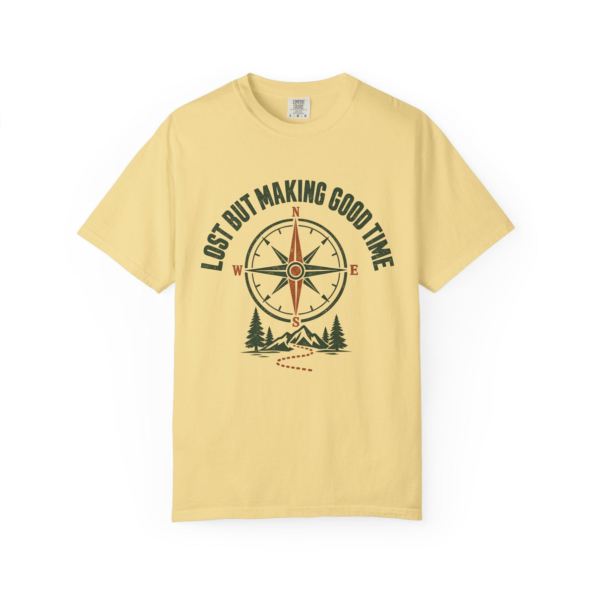 Lost But Making Good Time Compass T-Shirt
