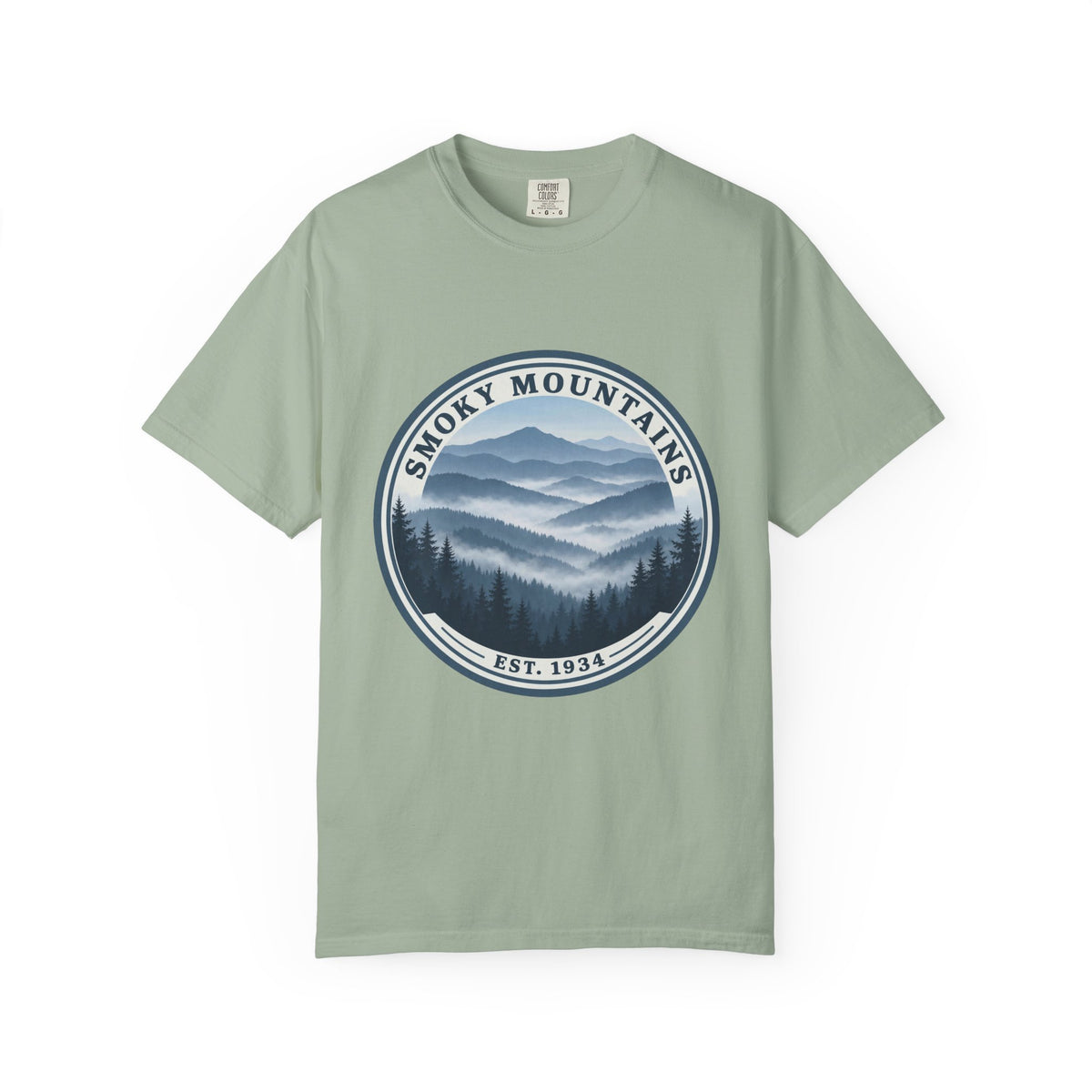 Smoky Mountains  Badge T-Shirt