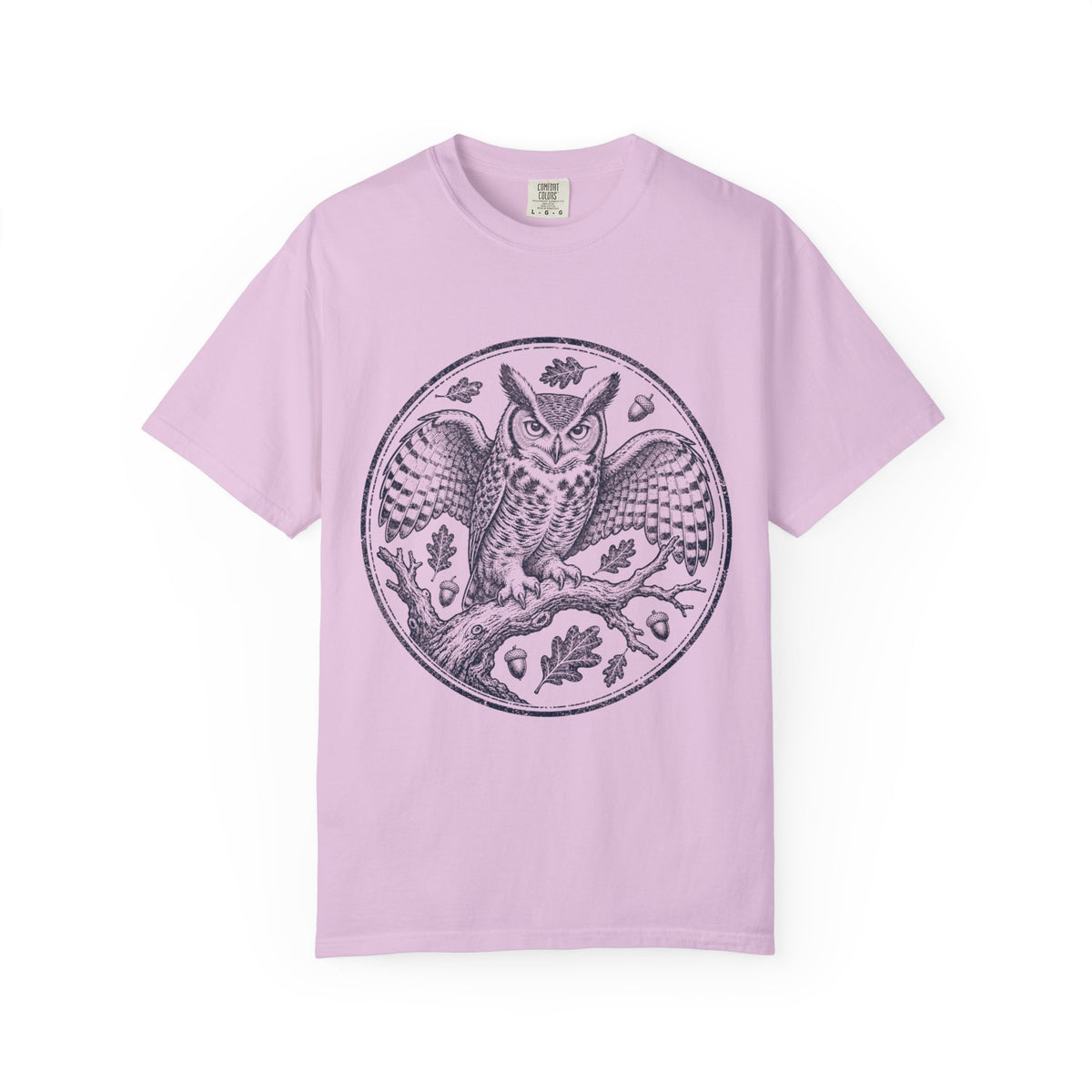 Owl Line Art T-Shirt