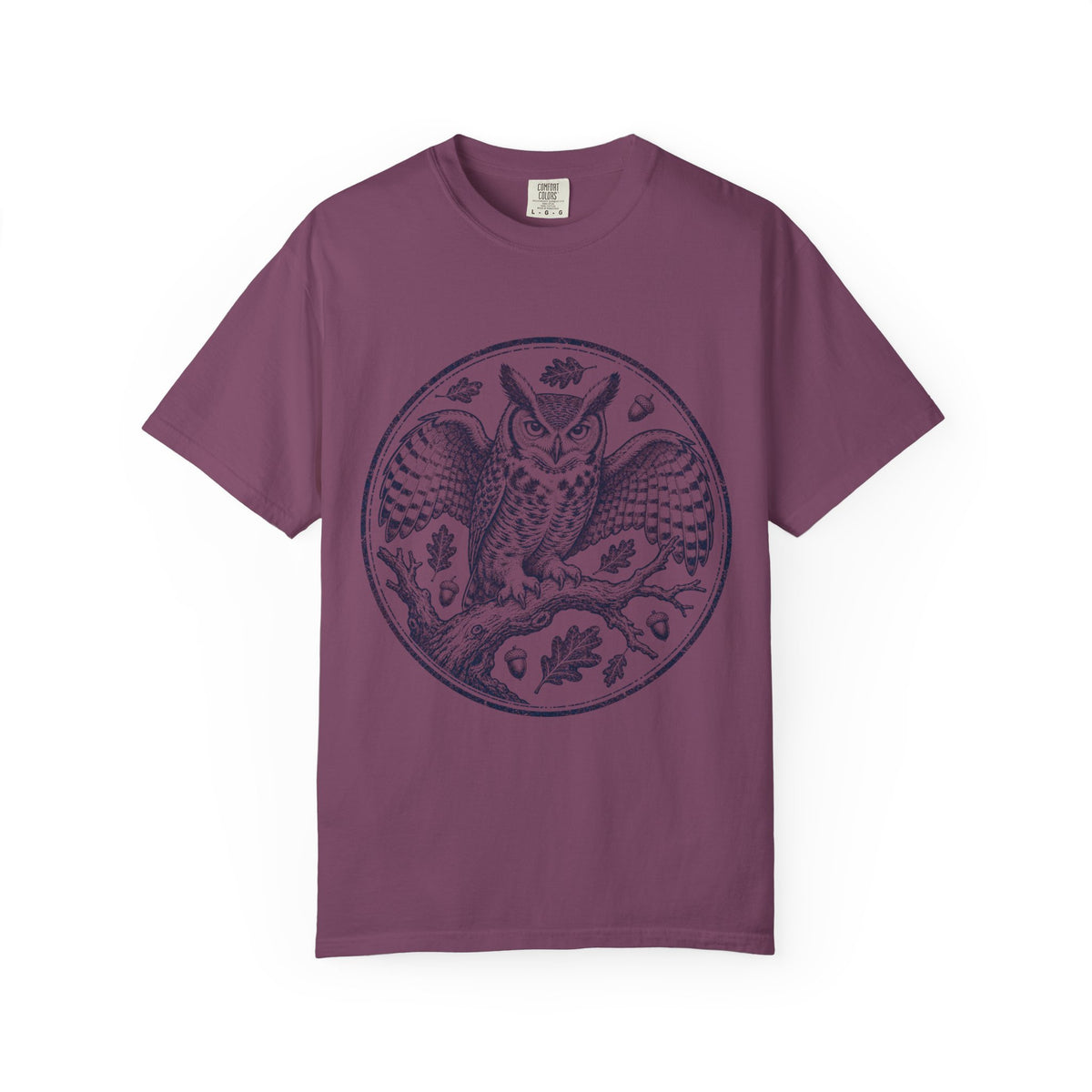 Owl Line Art T-Shirt