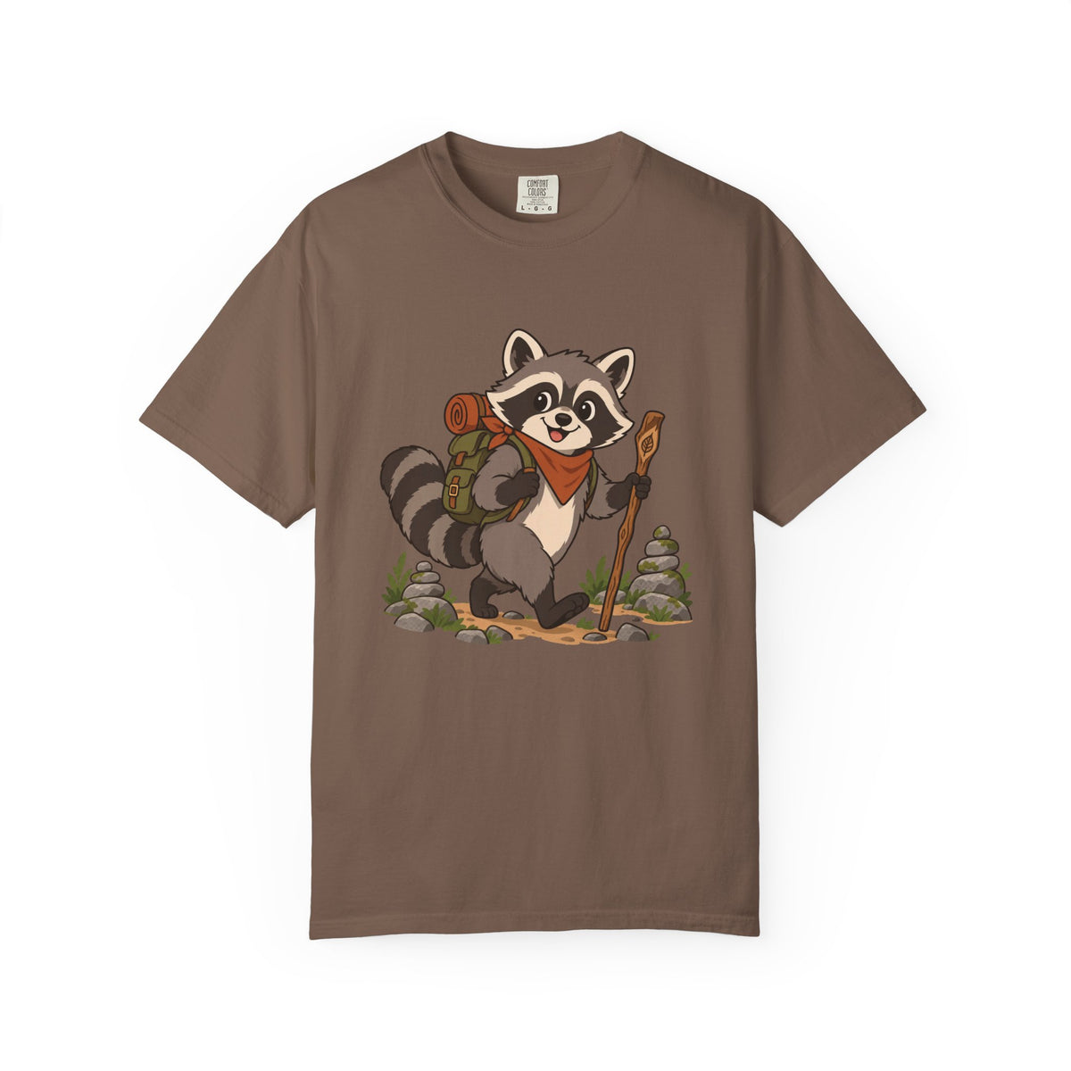 Hiking Raccoon T-Shirt