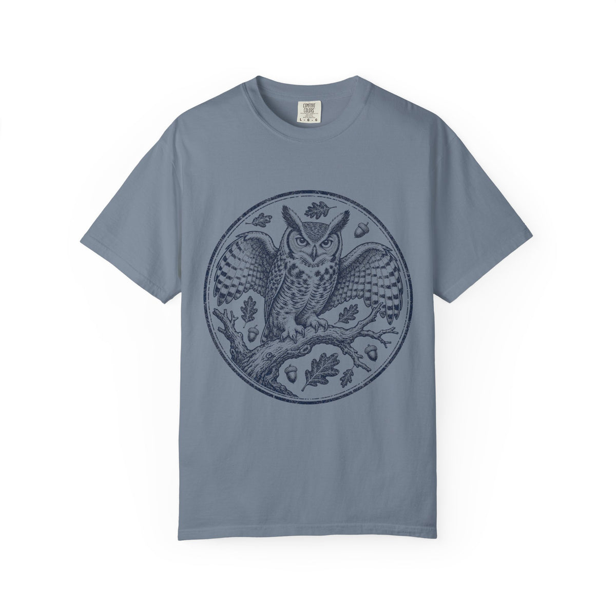 Owl Line Art T-Shirt