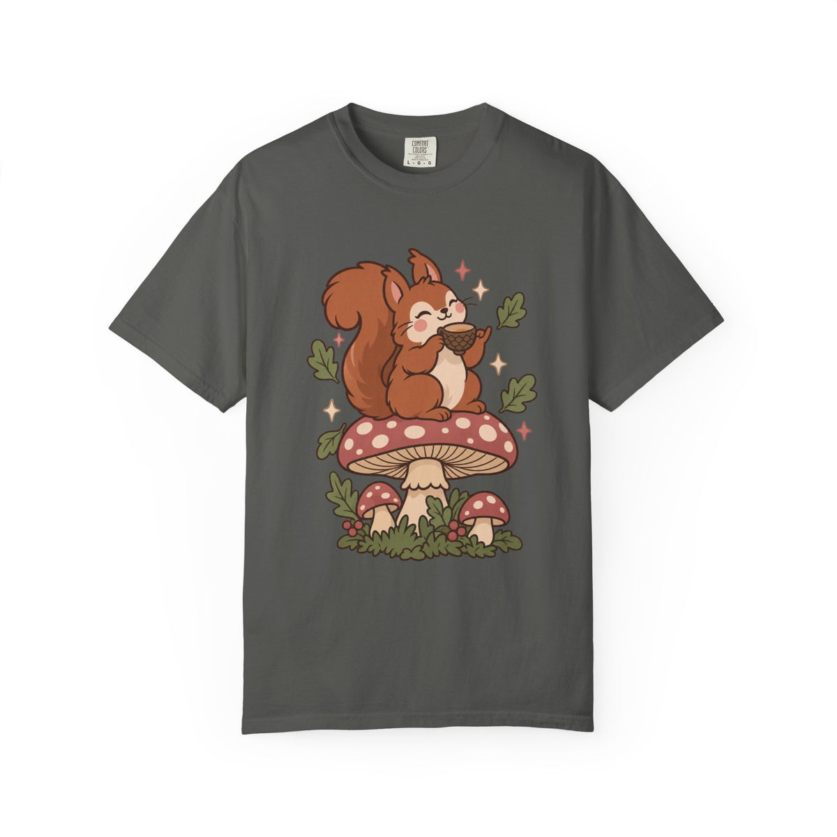 Squirrel on Mushroom T-Shirt