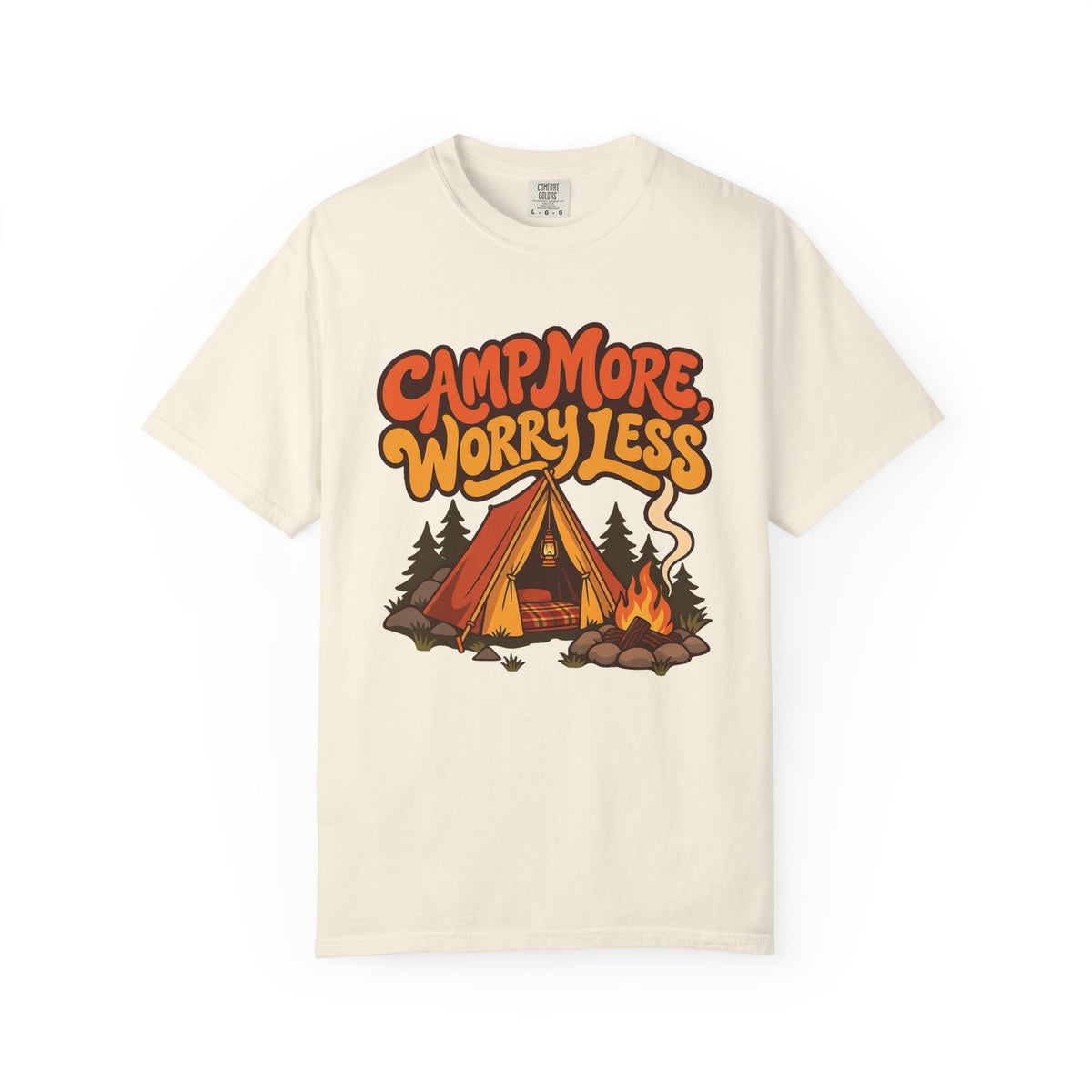 Camp More Worry Less Camping T-Shirt