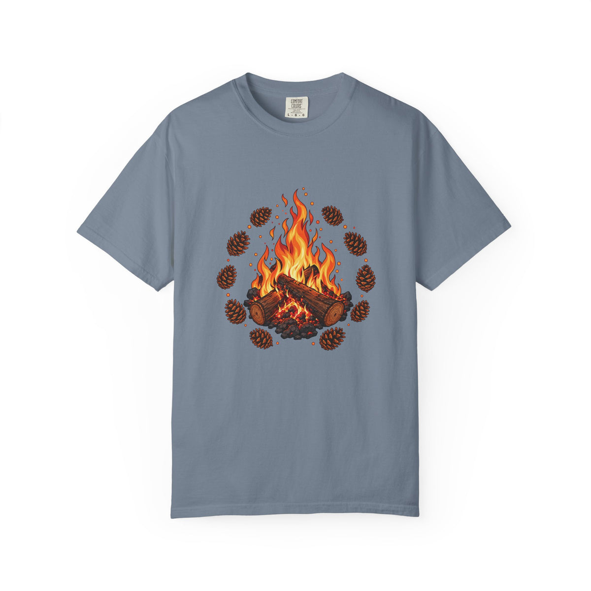 Campfire with pinecones T-Shirt